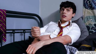 Horny Asher Day and Harley Xavier lick asses