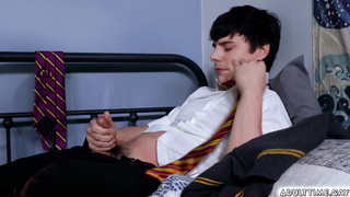 Horny Asher Day and Harley Xavier lick asses