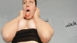 White Chick Bad Ass Fingering Her Wet Pussy