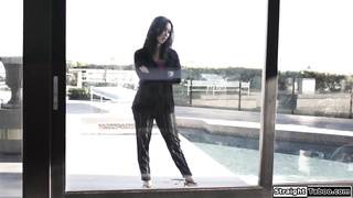 Cuckold wife sees latina milf get fucked