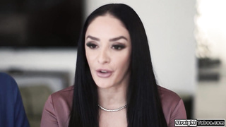 Cuckold wife sees latina milf get fucked