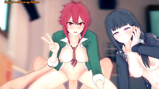 Bang-Out with Tomo and Misuzu Three-Way Tomo-chan Manga Porn Uncensored