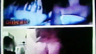 2 horny College girls, 1 Black 1 White, are hot with delight (+ sound )