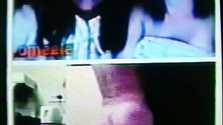 2 horny College girls, 1 Black 1 White, are hot with delight (+ sound )