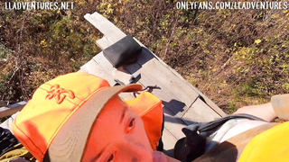 Super-Sexy Teenager Hoe Needs Hard-On In Treestand - Outdoors Public
