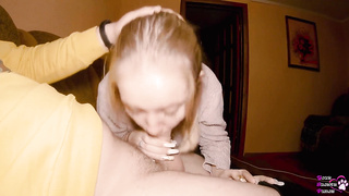 Throated her pal's spouse while she went for tea