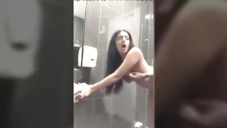 Desi Couple doggystyle bathroom sex