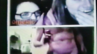 2 horny College girls highly excited by my hot show (+ sound ) 9