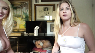 Phat Ass White Girl Step Sisters Dirty Dancing Competition - Kate Dee & Taylor Blake - Family Approach - Alex Adams