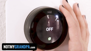 Step Granddaughter Jazmin Luv Gets Insatiable While Step Granddad Gropes Her Brilliant Figure - NotMyGrandpa