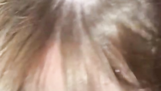 diminutive white gal gasps, rails, and sploogs on BIG BLACK COCK