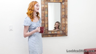 Skinny lesbian babes scissoring