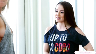 18yo coed is seduced and licked by babe