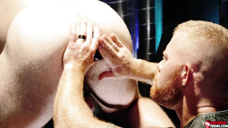 Dominant Jack sucks his submissive man’s dick