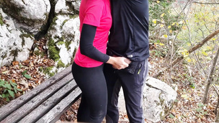 Stellar teenie plumbed rock-hard in public