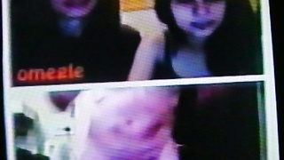 Horny College girl shoves guy aside to see my hot show better (+ sound )