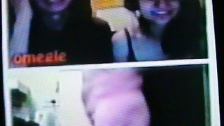 Horny College girl shoves guy aside to see my hot show better (+ sound )