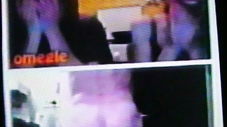 Horny College girl shoves guy aside to see my hot show better (+ sound )