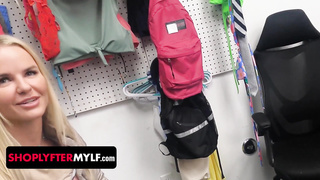 Ash-Blonde Cougar Slimthick Vic Gets Deep Cavity Search And Grubby Facial Cumshot Pop-Shot - Shoplyfter Mylf