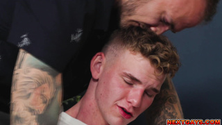 Stepsons tight hole fucked by his stepdad