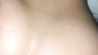 Cock-Squeezing Ash-Blonde luvs to rail bone for joy