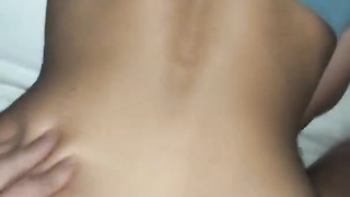 Cock-Squeezing Ash-Blonde luvs to rail bone for joy