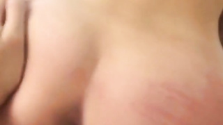 Cock-Squeezing Ash-Blonde luvs to rail bone for joy