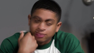 Threesome action with Trevor, Leon and Justin