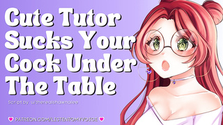 Uber-Cute Nerdy Nymph Helps You Inspect With Her Gullet & Gullet [College] [Blowjob ASMR] [Submissive Slut]