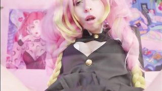 POINT OF VIEW: You are a faux-cock and Mitsuri use you like boink fucktoy / Devil Slayer Costume Play