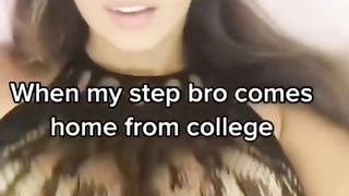 Hot teens show sexy body on tiktok