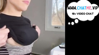 Hot amateurs flashing their big juicy natural tits