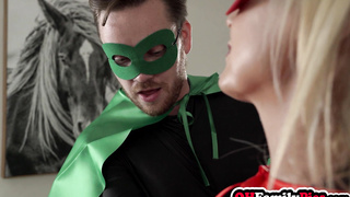 Hot super heroes and super rough sex