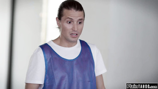 Stepmom and stepsister convince stepson