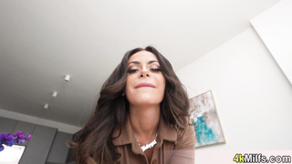 Latina MILF stepmom Kiki Klout talking dirty to stepson