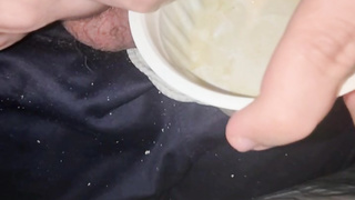 disabled man my penis pour