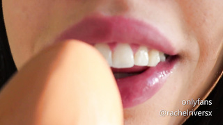 ASMR GIRLFRIEND inhales your spear