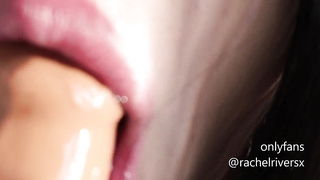 ASMR GIRLFRIEND inhales your spear