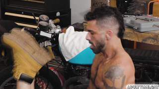 Jordan clean up Adam ass by giving a rimjob