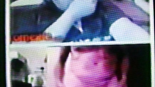 2 horny College girls get their 4 eyes full of my hot show (+ sound )