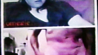 2 horny College girls get their 4 eyes full of my hot show (+ sound )