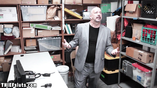 Teen paying for dads sins on a big cock