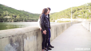 Verona Sky Takes A Big Enormous Fuck-Stick Deep In Her Cock-Squeezing Muff By The Lake In Public - MAMACITAZ