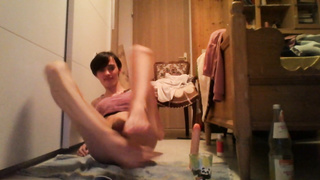 sexy girl Alicia play with anal plug