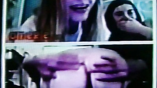 2 horny College girls delighted by my dirty hot show (+ sound ) 7