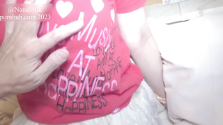 Hairless honeypot nymph in fleshy clothes, dual rotor, dual jizz in assfucking and snatch