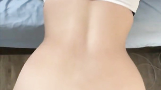 Kitty Kash tears up in a few postures & then bj's the jizm off of his manhood after getting creampied