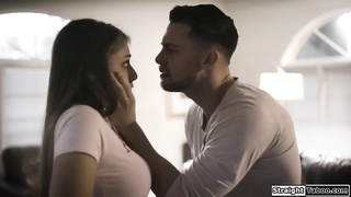 Teen stepsister banged rough by stepbro