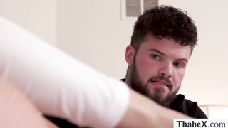 Tbabe Emma Rose fucks straight guys cock