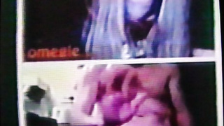 Horny Blonde College girl excited by my hot show (+ sound )